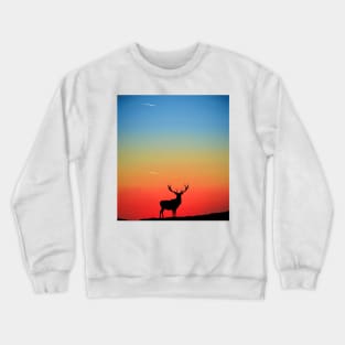 Stag Sunset Crewneck Sweatshirt